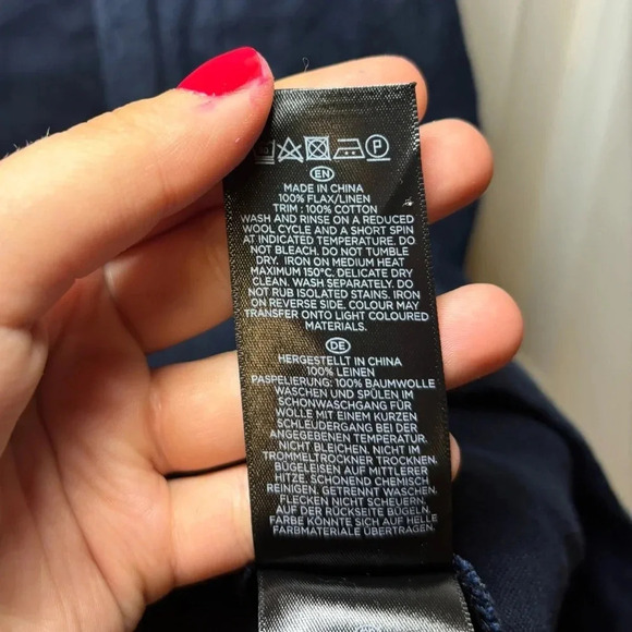 Hobbs London Linen Tie Dress - Picture 4 of 6